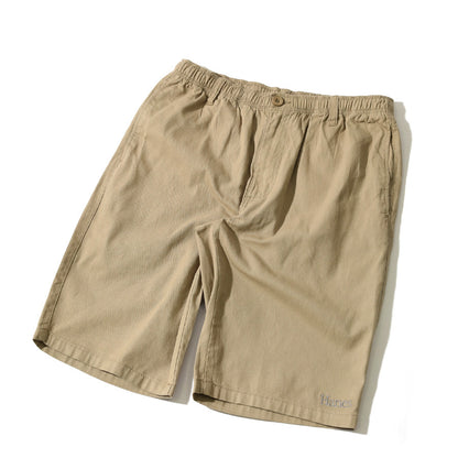 Hanes ヘインズ チノパン ハーフパンツ メンズ レディース ユニセックス ショートパンツ 前開き ウエストゴム　紐 レギュラーフィット 短パン 半ズボン（5181120185）