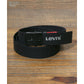 Levi's リーバイス GI ガチャベルト 35mm ブラックバックル 日本製 MADE IN JAPAN ブランド ロゴ ロングサイズ カジュアル ワーク 長さの調整～115cmまで可能（7718990029）