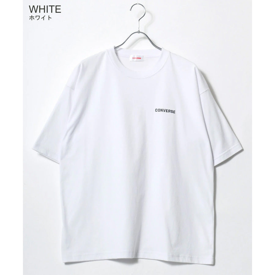 CONVERSE コンバース COOL MAX Tシャツ 半袖 メンズ レディース ユニセックス 吸水速乾 ワンポイント サガラ刺繍 トップス カットソー（0112281221）