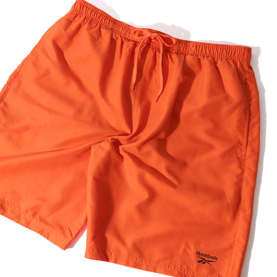 Reebok リーボック 水陸両用 ハーフパンツ メンズ レディース ユニセックス サーフトランクス ウエスト ゴム 紐 裏地メッシュ インナー ズボン（5183610027）