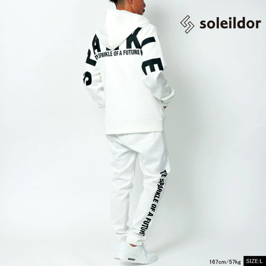 soleildor ソレイルドール セットアップ メンズ レディース ユニセックス ジャージ 上下 スポーツウェア トレーニングウェア ブランド おしゃれ トップス パンツ 長袖 大きいサイズ（0162210022）