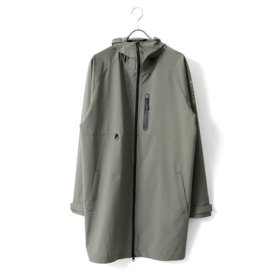 kaepa ケイパ ロングコート メンズ レディース ユニセックス ウインドブレーカー フード付 パーカー 撥水 防風 リフレクション UVカット 軽量 多機能 アウトドア（3147140014）