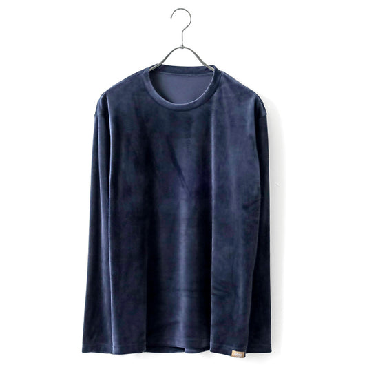 marukawa HOME BY TEMPUR テンピュール リラクシングウェア Tシャツ メンズ レディース ユニセックス 長袖 インナー Qi-tex チテックス 快適性 機能性 カットソー トップス ルームウェア 部屋着（7898680044）