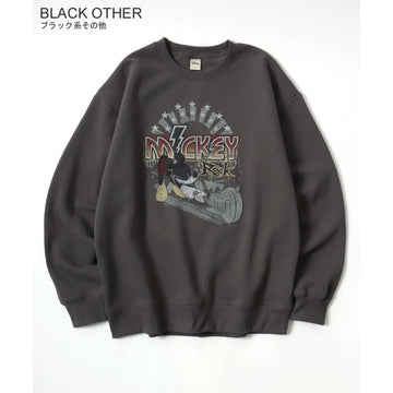Disney ディズニー ミッキーマウス トレーナー メンズ レディース ユニ 