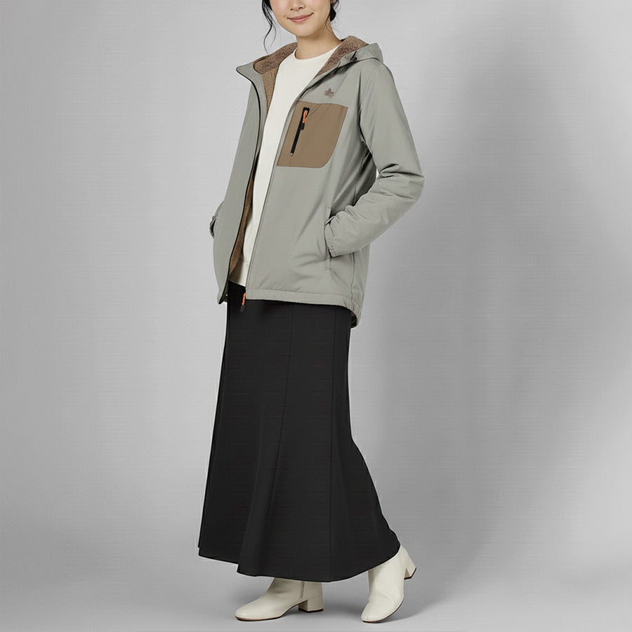 LOGOS ロゴス ナイロン 撥水 裏フリース マウンテンパーカー レディース メンズ ナイロンジャケット（3142280461）