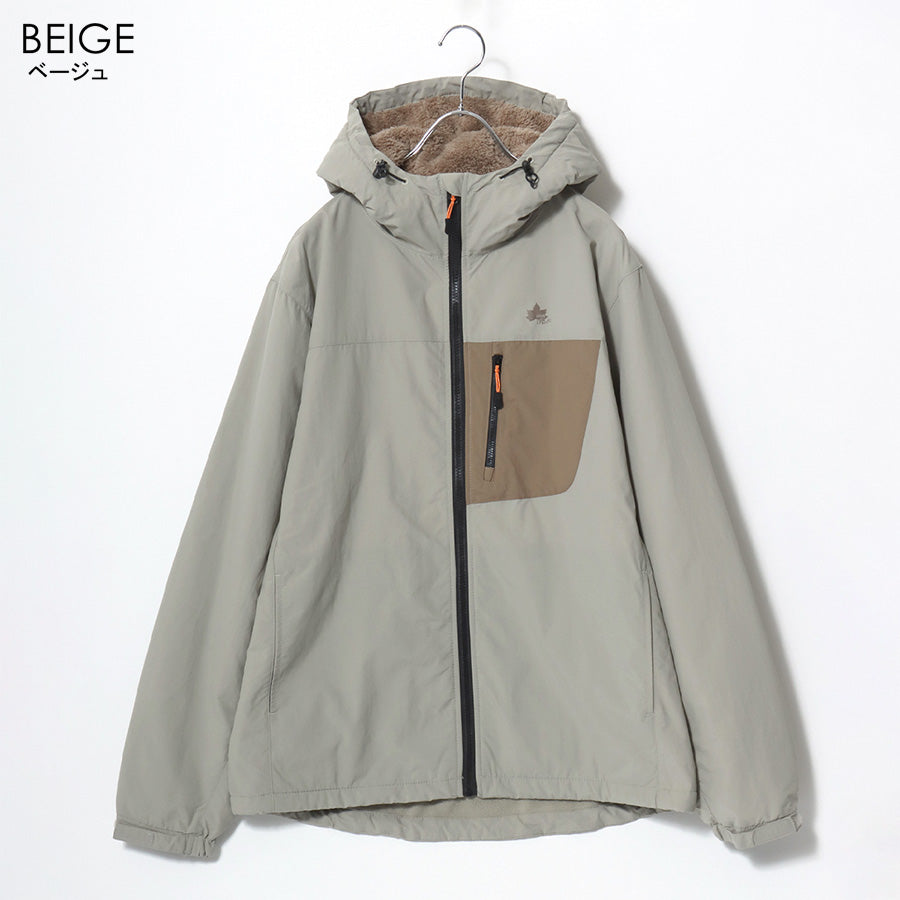 LOGOS ロゴス ナイロン 撥水 裏フリース マウンテンパーカー レディース メンズ ナイロンジャケット（3142280461）