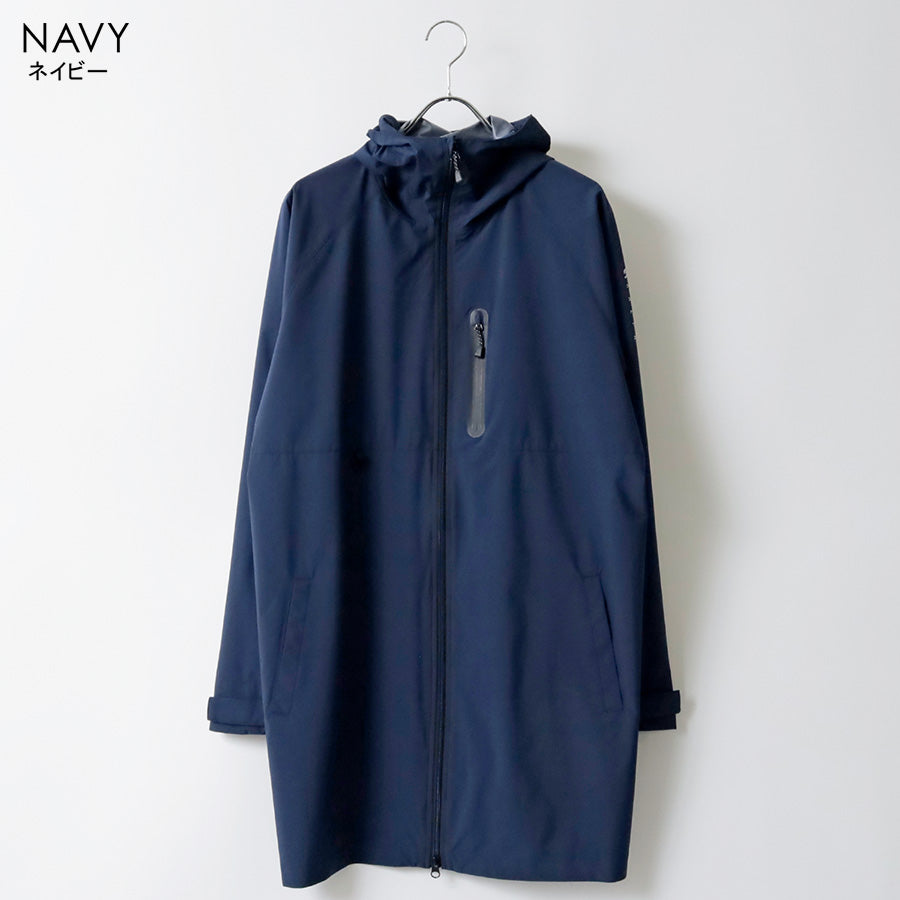 kaepa ケイパ ロングコート メンズ レディース ユニセックス ウインドブレーカー フード付 パーカー 撥水 防風 リフレクション UVカット 軽量 多機能 アウトドア（3147140014）