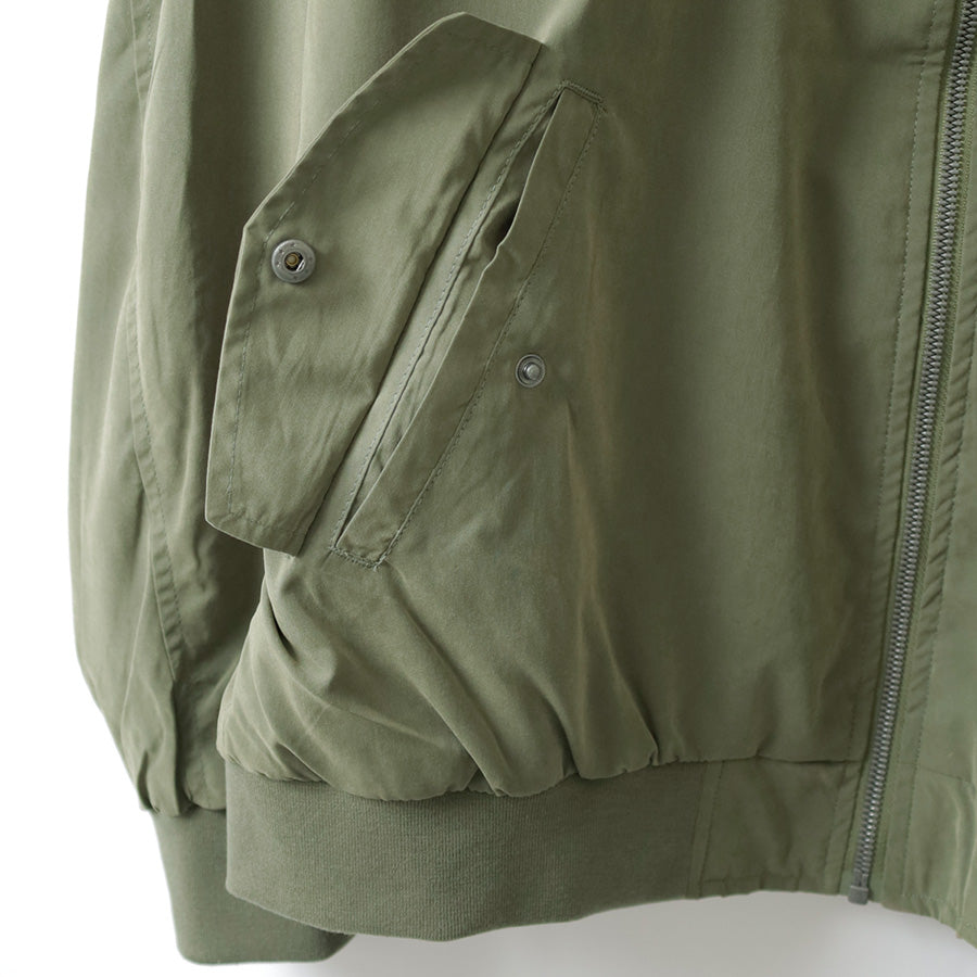 marukawa MA-1 メンズ エムエーワン ジャンパー フライトジャケット ブルゾン 秋 暖 カジュアル ミリタリー リブ ワッペン（3162280040）