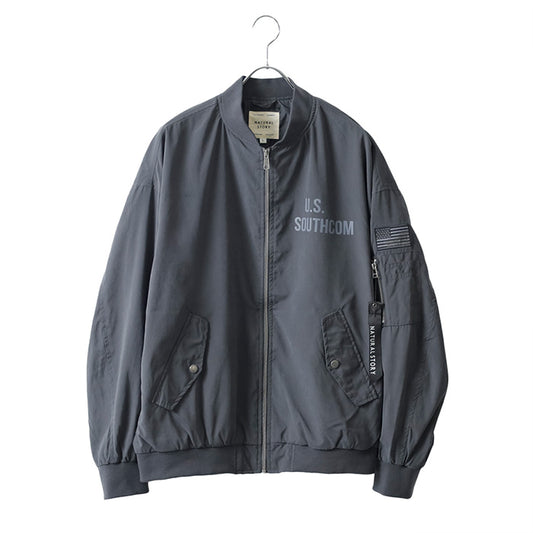 marukawa MA-1 メンズ エムエーワン ジャンパー フライトジャケット ブルゾン 秋 暖 カジュアル ミリタリー リブ ワッペン（3162280040）