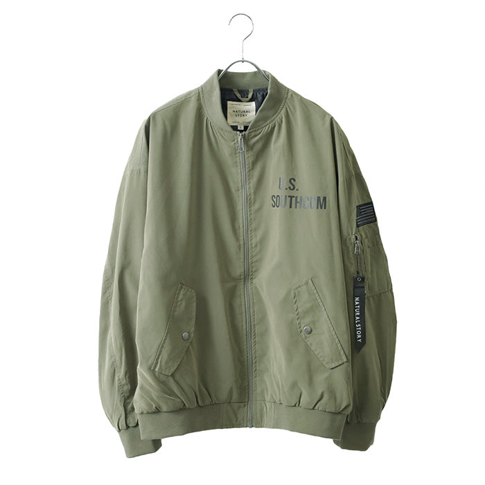 marukawa MA-1 メンズ エムエーワン ジャンパー フライトジャケット ブルゾン 秋 暖 カジュアル ミリタリー リブ ワッペン（3162280040）