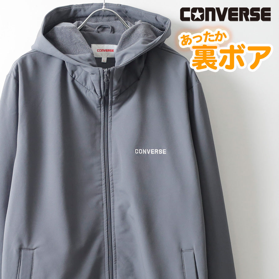 CONVERSE パーカー メンズ ボア 暖 保温 起毛 防寒対策（3172280041）