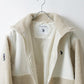 U.S. POLO ASSN. ユーエスポロアッスン ボア フリース ジャケット メンズ レディース ユニセックス スタンドジャケット ブルゾン オーバーサイズ ブランド ロゴ フルジップ 切替 軽量 ハイネック 暖かい 防寒着（3177140002）