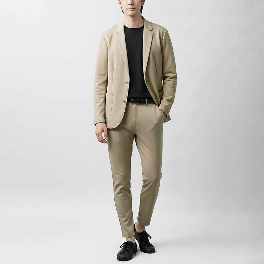 marukawaセットアップ カジュアルスーツ テーラードジャケット イージーパンツ（3192000053）