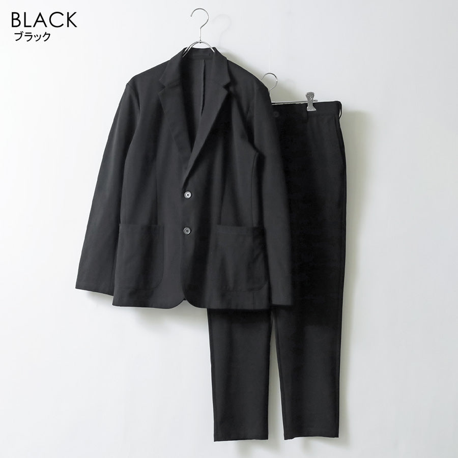 marukawaセットアップ カジュアルスーツ テーラードジャケット イージーパンツ（3192000053）