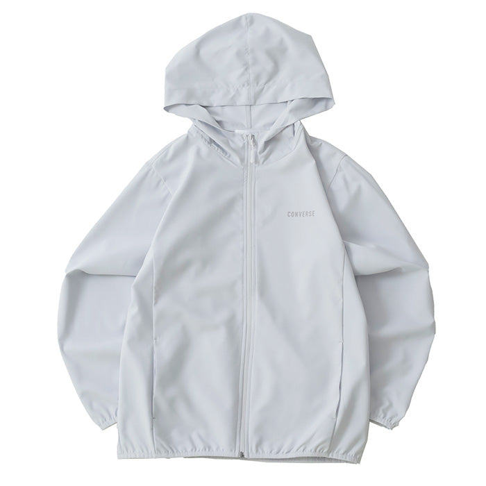 CONVERSE コンバース 軽量 ストレッチ ジップアップパーカー マウンテンパーカー レディース 撥水 UV対策 防花粉（3342280070）