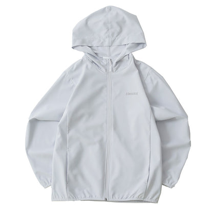 CONVERSE コンバース 軽量 ストレッチ ジップアップパーカー マウンテンパーカー レディース 撥水 UV対策 防花粉（3342280070）