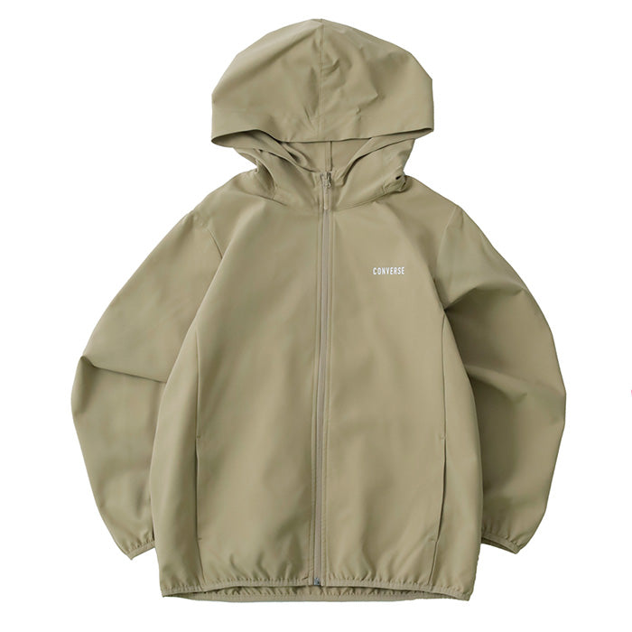 CONVERSE コンバース 軽量 ストレッチ ジップアップパーカー マウンテンパーカー レディース 撥水 UV対策 防花粉（3342280070）