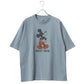 Disney ディズニー ミッキーマウス Tシャツ 半袖 メンズ レディース ユニセックス キャラクター ヴィンテージ調 プリント ラグラン 綿100％（0112281239）