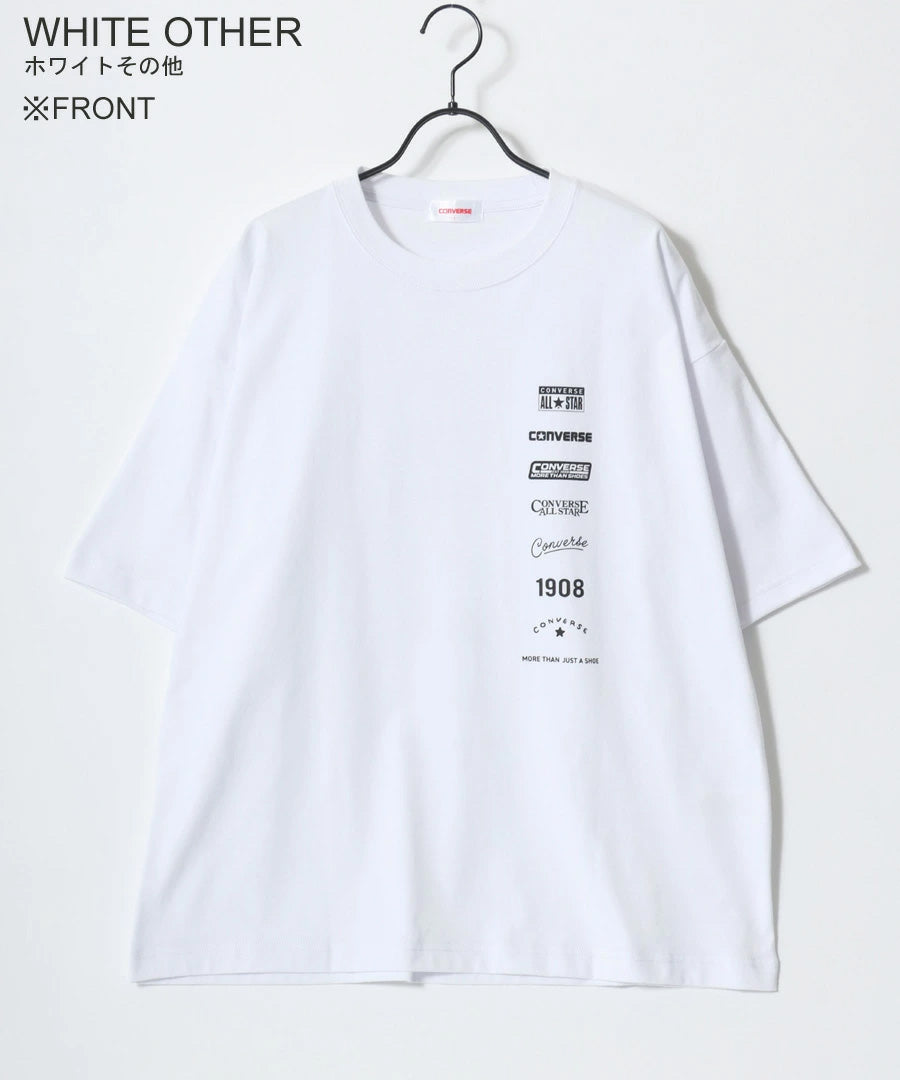 CONVERSE コンバース Tシャツ 半袖 メンズ レディース ユニセックス ブランド COOLMAX 吸水速乾 バックプリント ロゴ ワンポイント イージーケア ドライタッチ（0112281222）