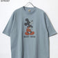 Disney ディズニー ミッキーマウス Tシャツ 半袖 メンズ レディース ユニセックス キャラクター ヴィンテージ調 プリント ラグラン 綿100％（0112281239）