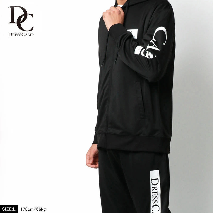 DRESSCAMP ドレスキャンプ セットアップ メンズ レディース ユニセックス ジャージ 上下 スポーツウェア トレーニングウェア ブランド おしゃれ トップス パンツ 長袖 大きいサイズ（0165030001）