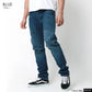 Jeanism EDWIN ジーニズム エドウィン カーゴパンツ ジーンズ メンズ デニムパンツ ジーパン スリム ゆったり アメカジ ストレッチ 大きいサイズ 3D 立体裁断 レギュラーパンツ ズボン ウォッシュ加工 テーパード（4171500018）