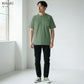 ヒヤロン 接触冷感 Tシャツ 半袖 無地 メンズ レディース ユニセックス クルーネック ポケット付き ポケT ひんやり 涼しい（0111690022）