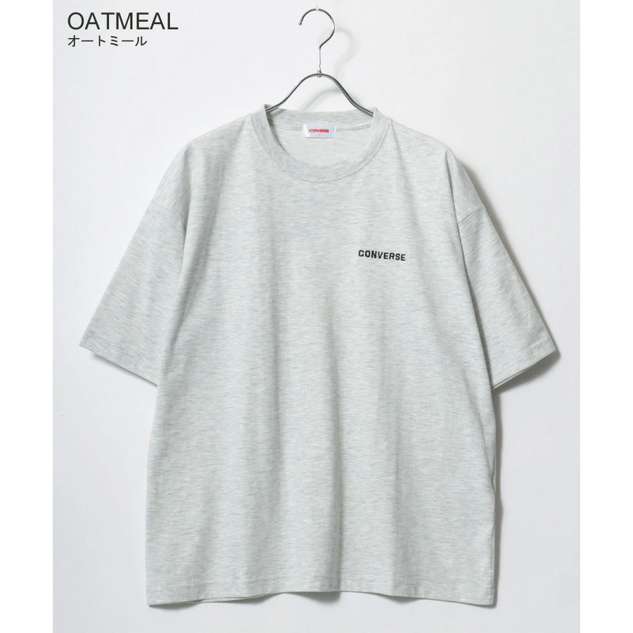 CONVERSE コンバース COOL MAX Tシャツ 半袖 メンズ レディース ユニセックス 吸水速乾 ワンポイント サガラ刺繍 トップス カットソー（0112281221）