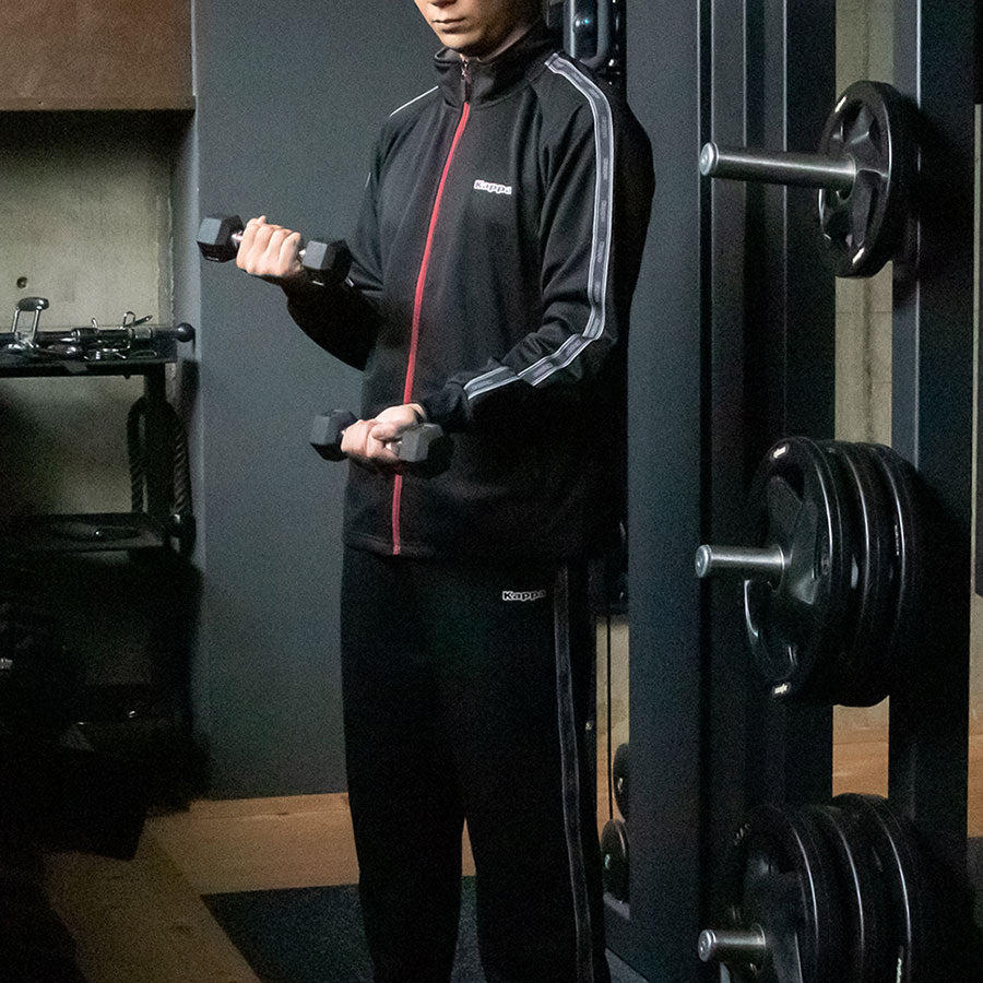 Kappa カッパ ジャージ 上下 メンズ セットアップ スポーツウェア トレーニングウェア ブランド おしゃれ トップス パンツ 長袖 大きいサイズ（0165030008）