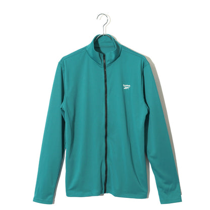 Reebok リーボック ラッシュガード メンズ レディース ユニセックス 水陸両用 スタンドジャケット 長袖 ブランド ロゴ プリント ジッパー UVカット 海 川 プール（7863610040）