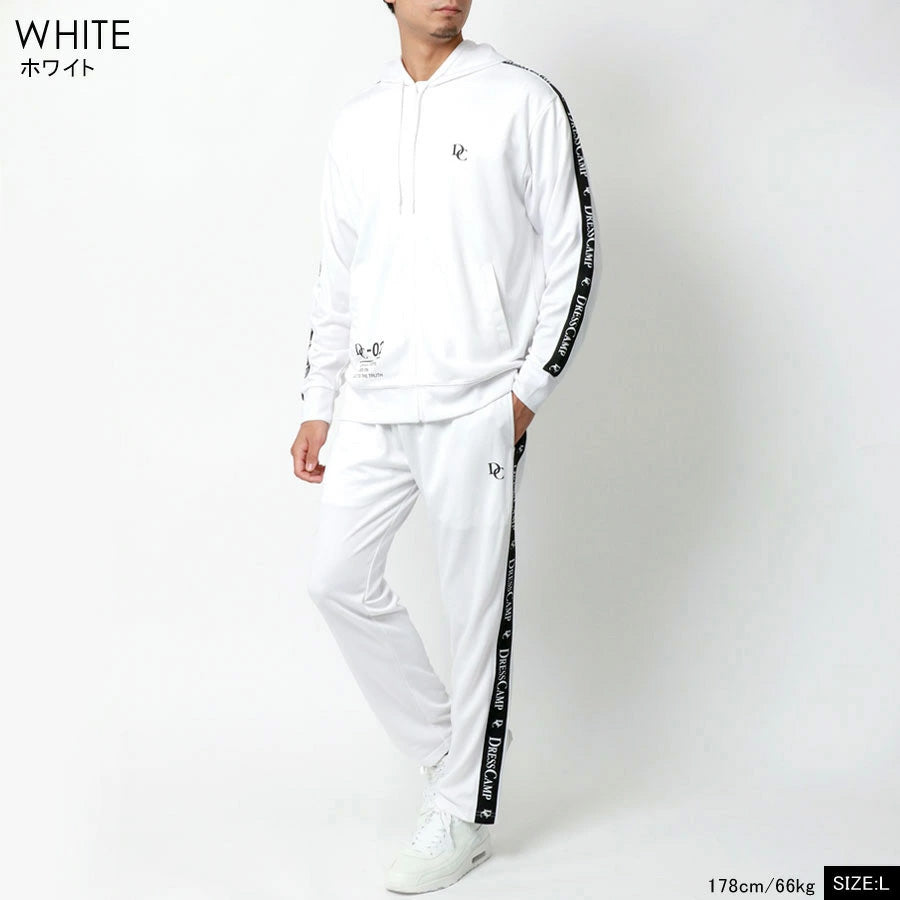 DRESSCAMP ドレスキャンプ セットアップ メンズ レディース ユニセックス ジャージ 上下 スポーツウェア トレーニングウェア ブランド おしゃれ トップス パンツ 長袖 大きいサイズ（0165030001）