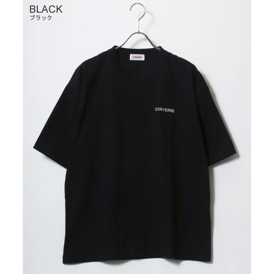 CONVERSE コンバース COOL MAX Tシャツ 半袖 メンズ レディース ユニセックス 吸水速乾 ワンポイント サガラ刺繍 トップス カットソー（0112281221）