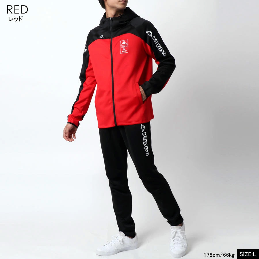 kappa カッパ ジャージ 上下 メンズ セットアップ スポーツウェア トレーニングウェア ブランド おしゃれ トップス パンツ 長袖 大きいサイズ ゆったり（0162520003）