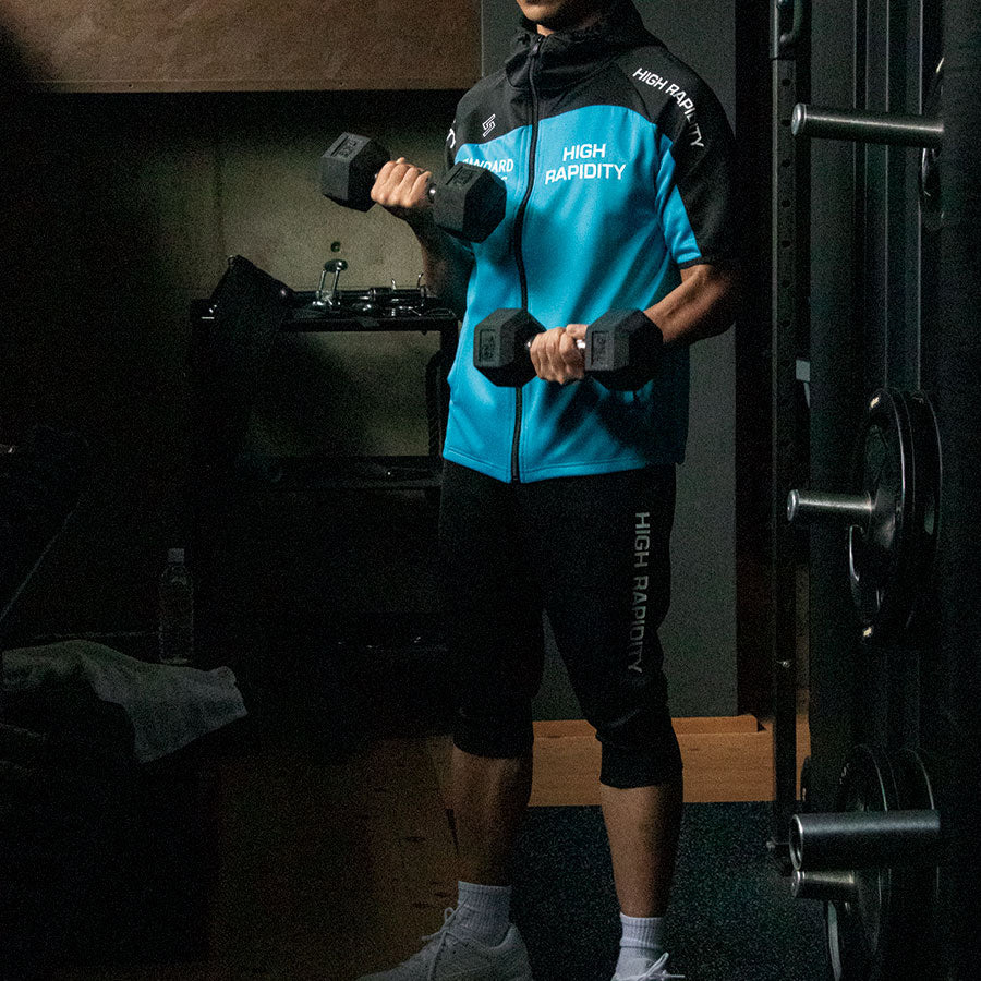 soleildor ソレイルドール ジャージ 上下 メンズ セットアップ スポーツウェア トレーニングウェア ブランド おしゃれ トップス パンツ 半袖 大きいサイズ（0162210004）