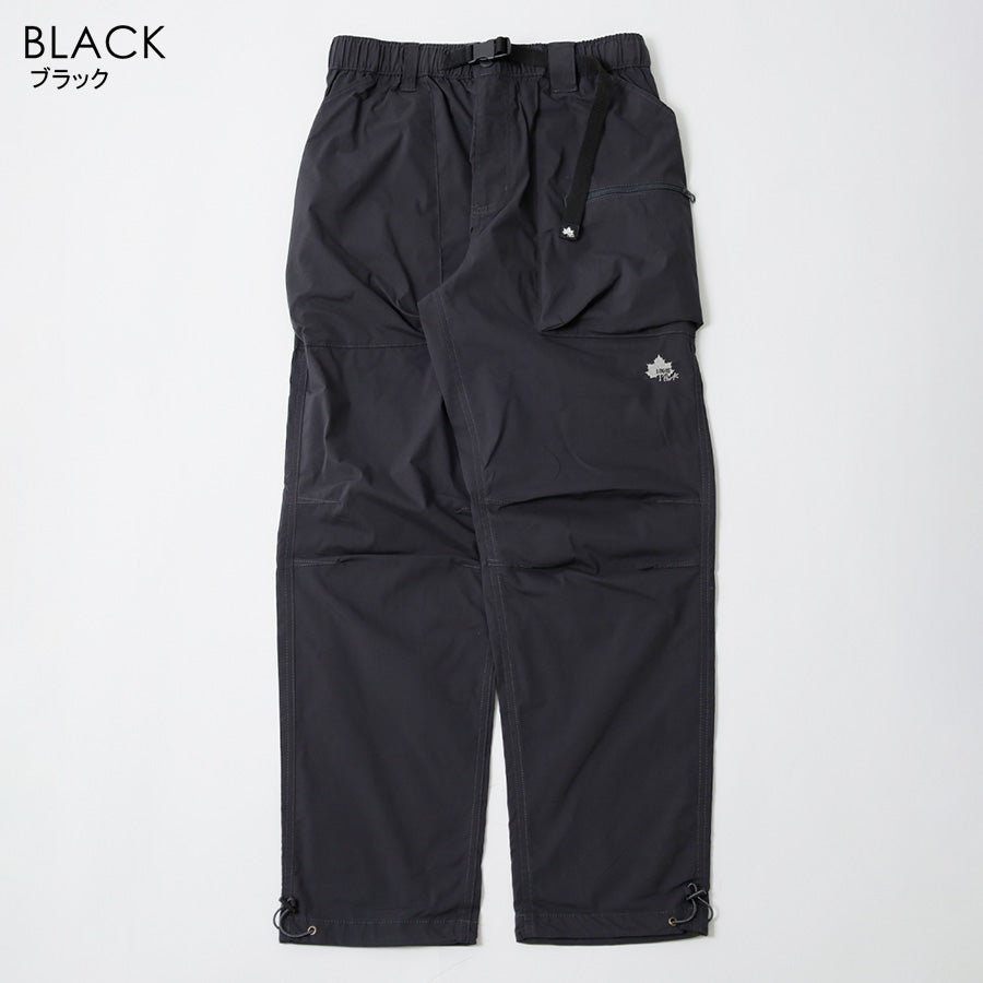 LOGOS park ロゴスパーク イージーパンツ メンズ ストレッチ ストレート ロゴ 刺繍 アウトドア ウエストゴム ボトム ボトム（5172280130）