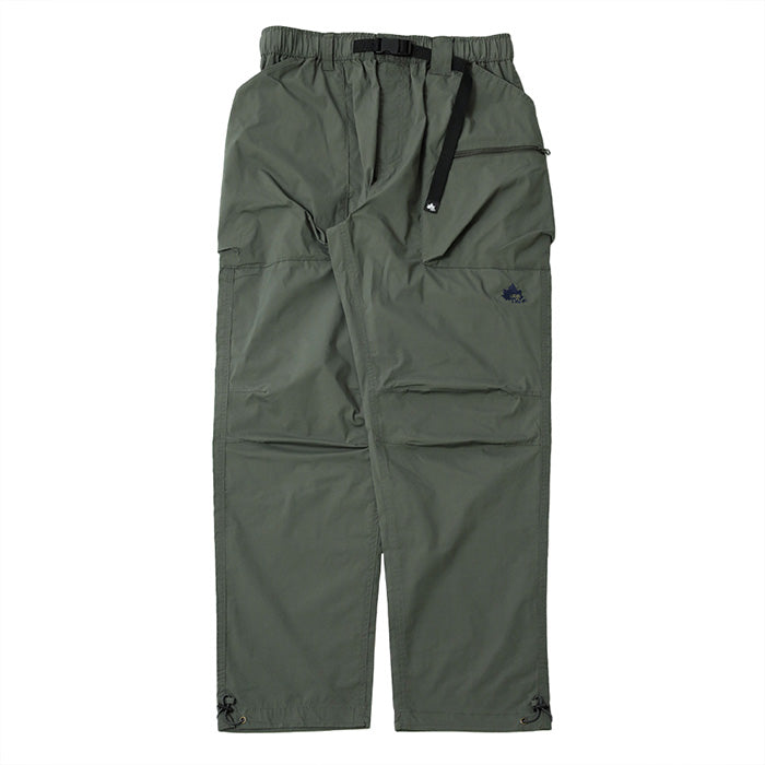 LOGOS park ロゴスパーク イージーパンツ メンズ ストレッチ ストレート ロゴ 刺繍 アウトドア ウエストゴム ボトム ボトム（5172280130）