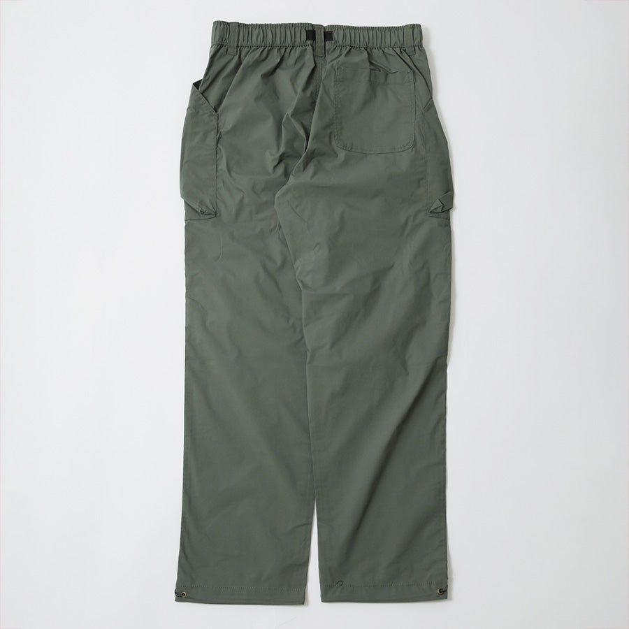 LOGOS park ロゴスパーク イージーパンツ メンズ ストレッチ ストレート ロゴ 刺繍 アウトドア ウエストゴム ボトム ボトム（5172280130）