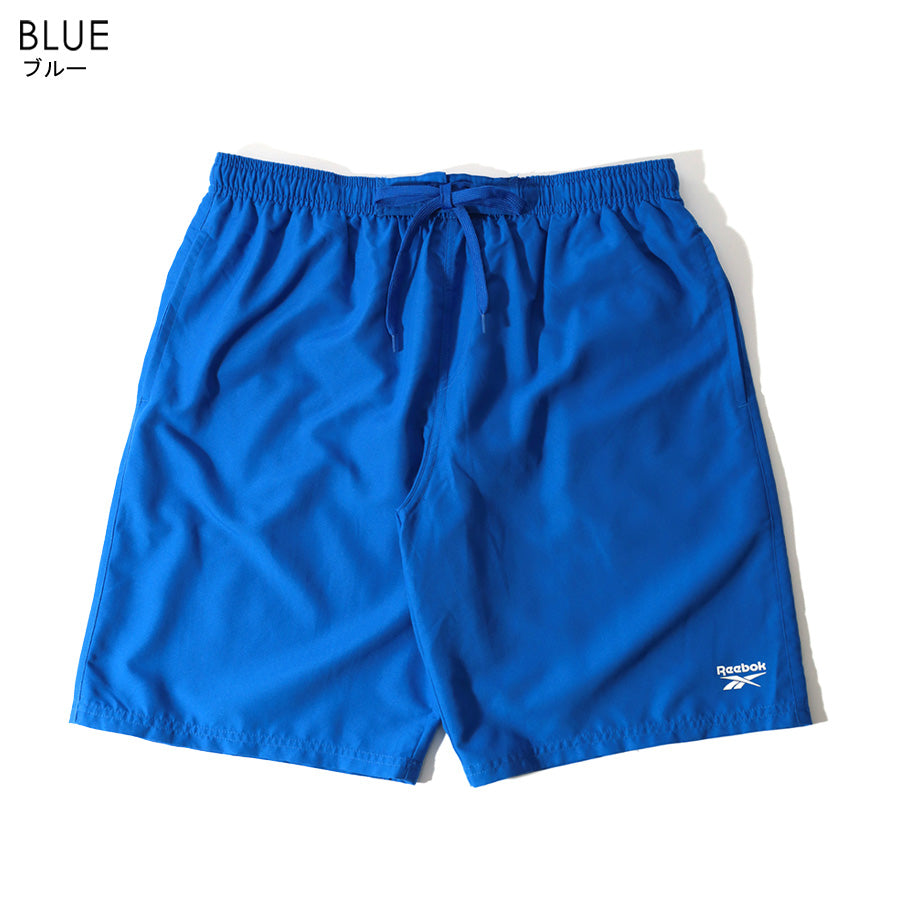Reebok リーボック 水陸両用 ハーフパンツ メンズ レディース ユニセックス サーフトランクス ウエスト ゴム 紐 裏地メッシュ インナー ズボン（5183610027）
