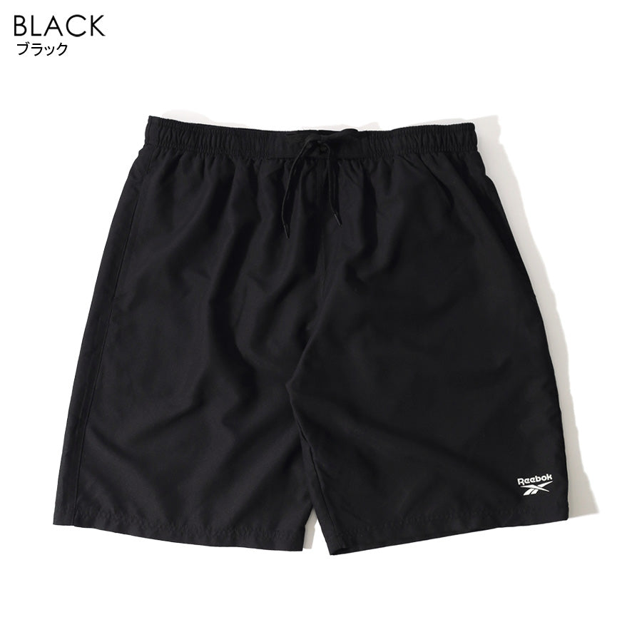 Reebok リーボック 水陸両用 ハーフパンツ メンズ レディース ユニセックス サーフトランクス ウエスト ゴム 紐 裏地メッシュ インナー ズボン（5183610027）