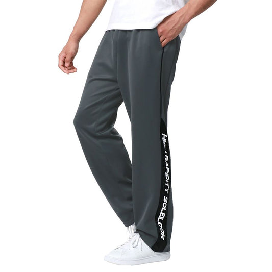 soleildor ソレイルドール ジャージ 下 のみ メンズ パンツ おしゃれ 大きいサイズ ゆったり ストレート ストレッチ ジャージパンツ（5192210037）