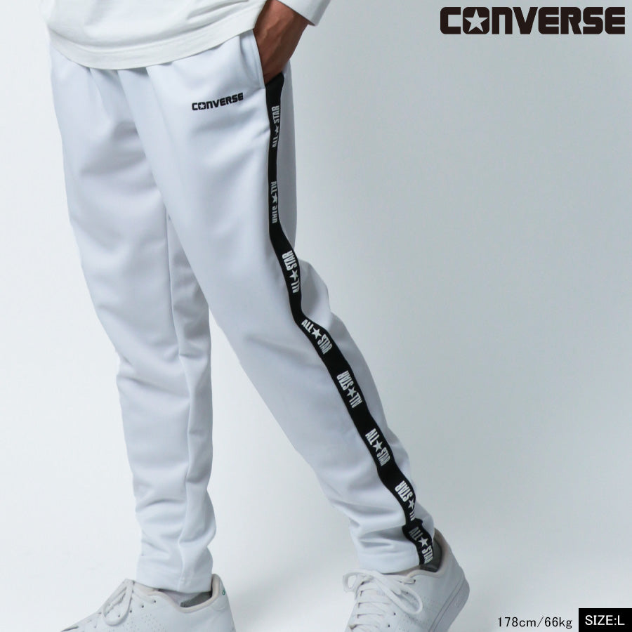 CONVERSE コンバース スウェットパンツ メンズ おしゃれ スポーツ 大きいサイズ ブランド ゆったり 秋冬 サイド ロゴ テープ 吸汗速乾 速乾 ドライ ダンボールニット（5192280349）