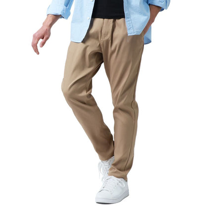 MRU エムアールユー チノパン メンズ ベージュ 春夏 接触冷感 ストレッチ 吸汗速乾 軽量 スキニー イージーパンツ レギンスパンツ ズボン ボトム ボトムス 速乾 ドライ カジュアル（5192280358）