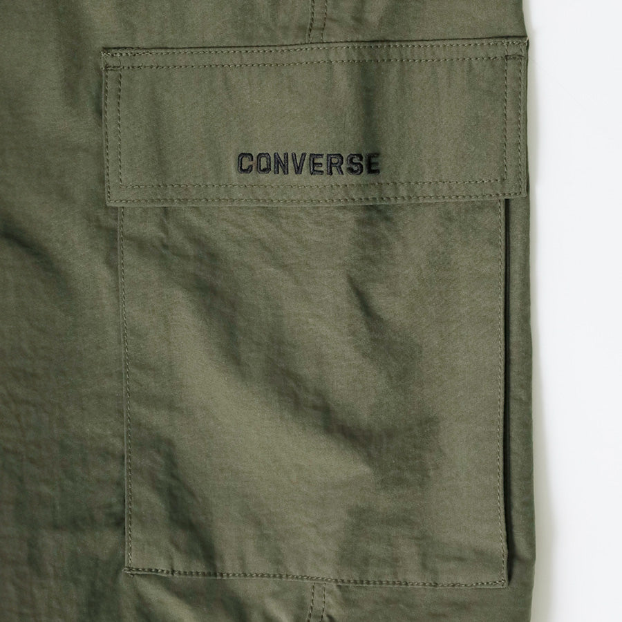 CONVERSE コンバース 2WAY カーゴパンツ カーゴショーツ ひざ下脱着可能 ロングパンツ ハーフパンツ ショートパンツ 裾ドローコード（5192280373）