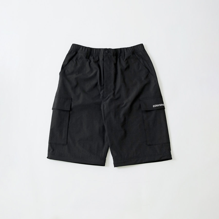 CONVERSE コンバース 2WAY カーゴパンツ カーゴショーツ ひざ下脱着可能 ロングパンツ ハーフパンツ ショートパンツ 裾ドローコード（5192280373）