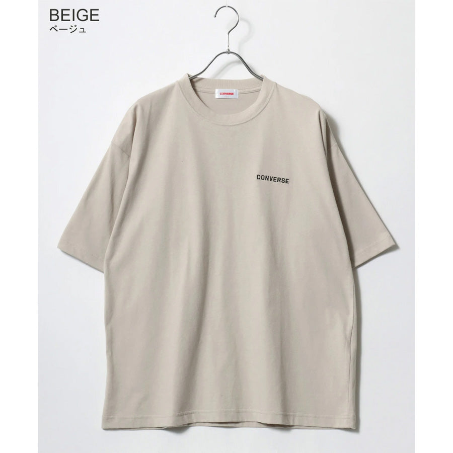 CONVERSE コンバース COOL MAX Tシャツ 半袖 メンズ レディース ユニセックス 吸水速乾 ワンポイント サガラ刺繍 トップス カットソー（0112281221）