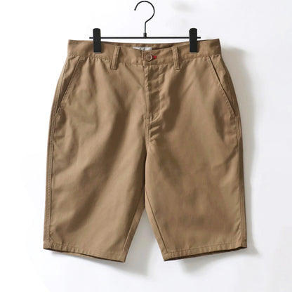 marukawa ツイル ショートパンツ メンズ レディース ユニセックス ハーフパンツ 短パン 軽量 丈夫 綿100 コットン ツイル生地 シンプル ミニマル カジュアル（5185180002）