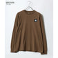 LOGOS park ロゴスパーク Tシャツ 長袖 メンズ レディース ユニセックス ワンポイント ボックス ロゴ ブランド ロンT アウトドア カットソー トップス リサイクル天竺 ベーシック（0112281291）