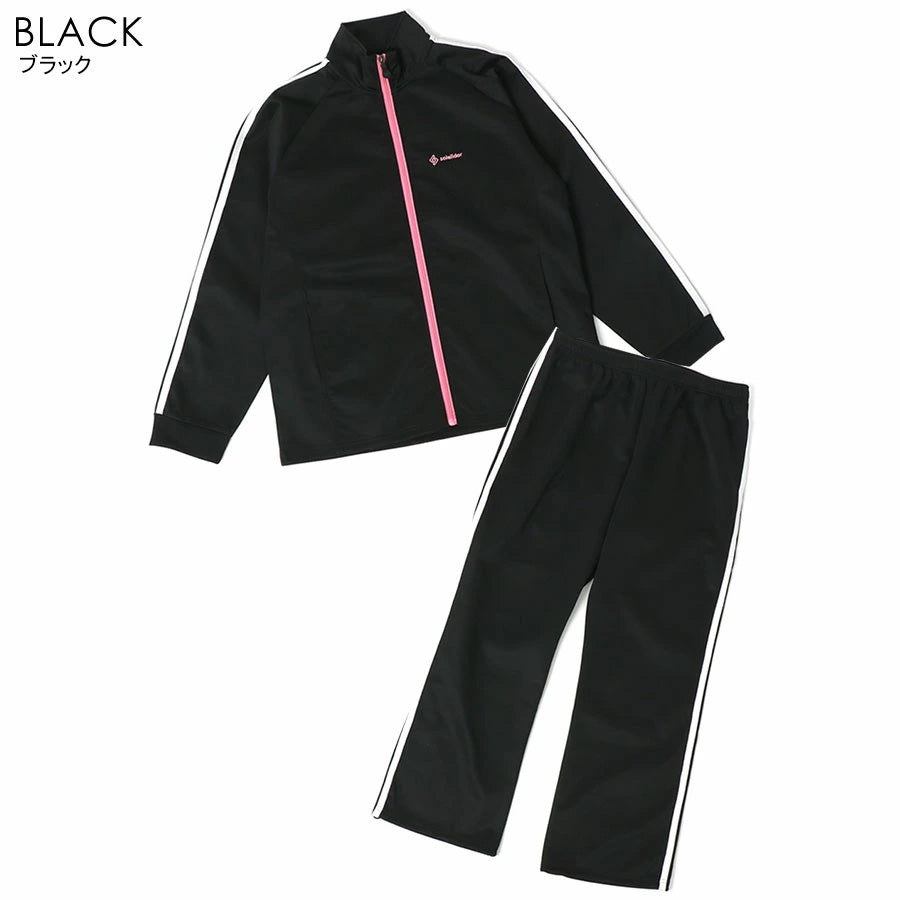 【大きいサイズ】soleildor ソレイルドール ジャージ 上下 レディース セットアップ 大きいサイズ スポーツウェア トレーニングウェア ブランド おしゃれ トップス パンツ 長袖 ゆったり（0362210002）