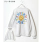 SMILEY FACE スマイリーフェイス スウェット トレーナー メンズ 裏起毛 ビッグシルエット ゆったり シンプル ロゴ入り 長袖 大きいサイズ おしゃれ かわいい レディース（0122510146）