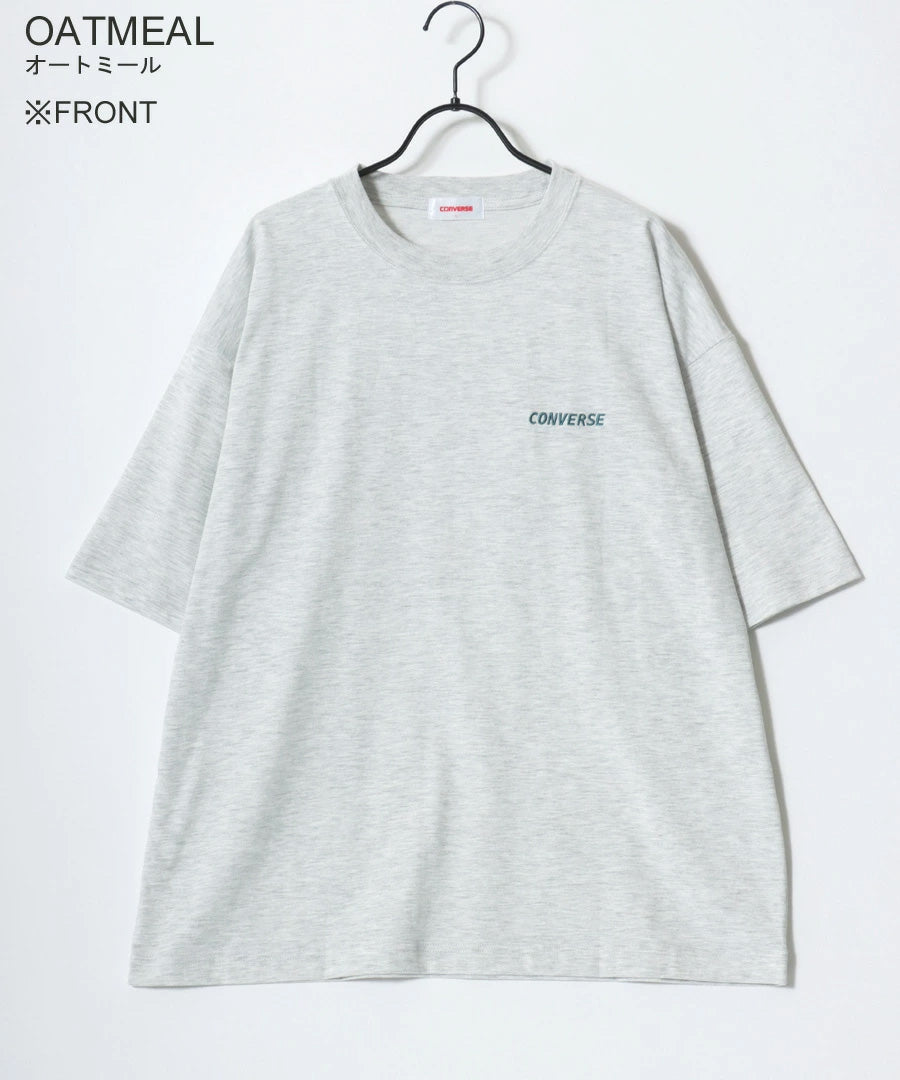 CONVERSE コンバース Tシャツ 半袖 メンズ レディース ユニセックス ブランド COOLMAX 吸水速乾 バックプリント ロゴ ワンポイント イージーケア ドライタッチ（0112281222）